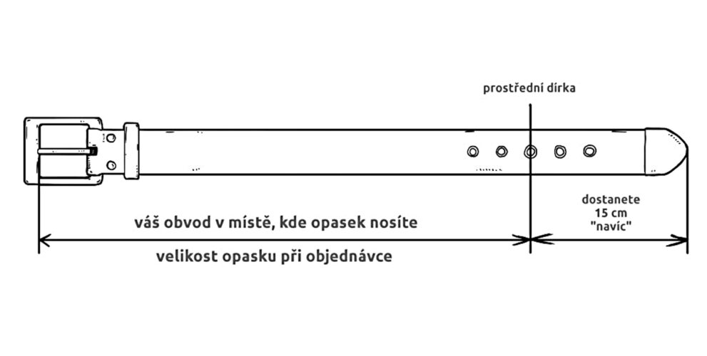 Černý prošívaný kožený pánský opasek 913-5001-1-60/60-9009-40 - Image 4